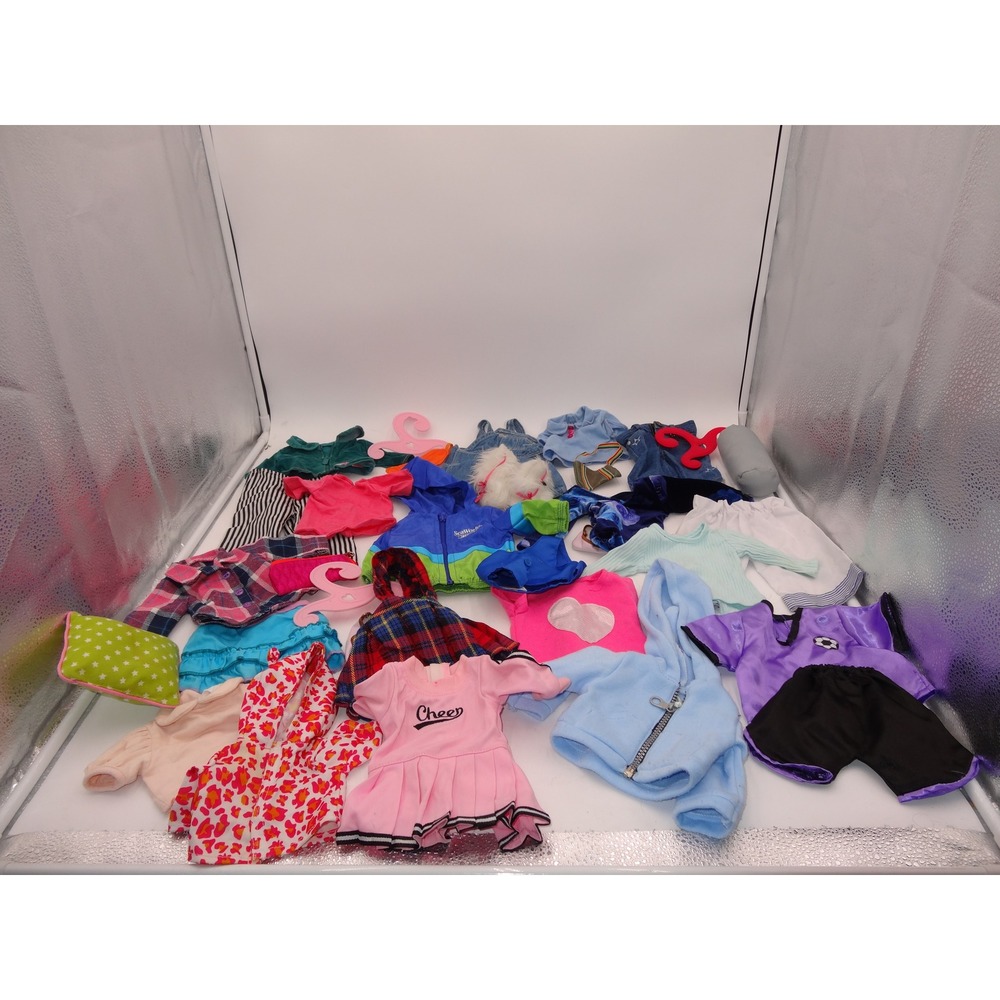 Our Generation Mixed Doll Clothing Lot 18 Inch Accessories SeaWorld Cheer Soccer